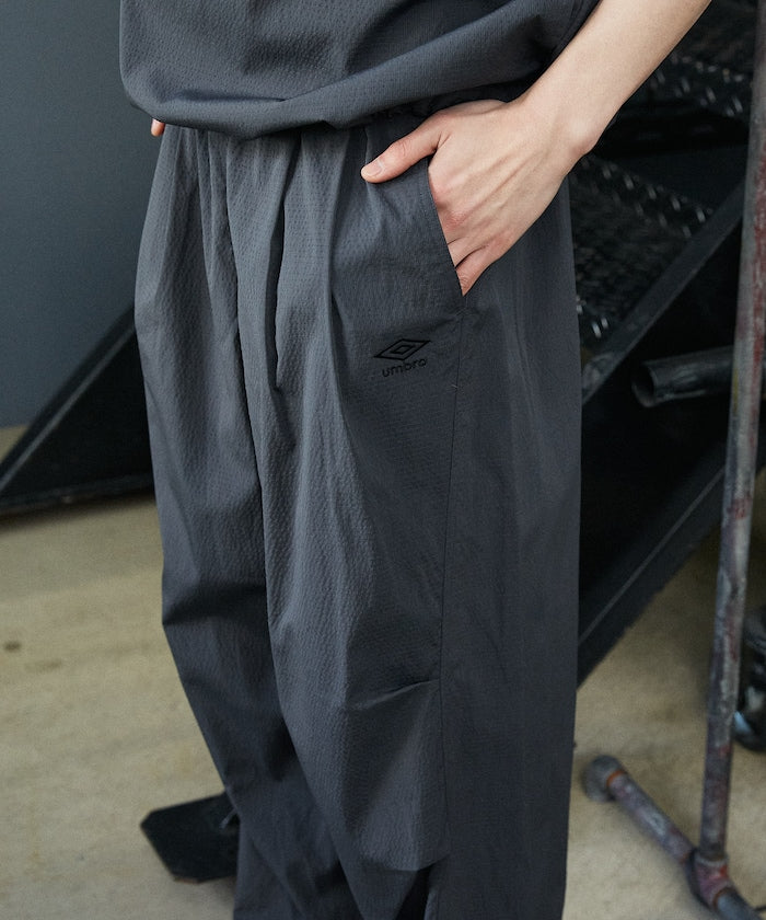 UMBRO / 機能格紋 抽繩長褲