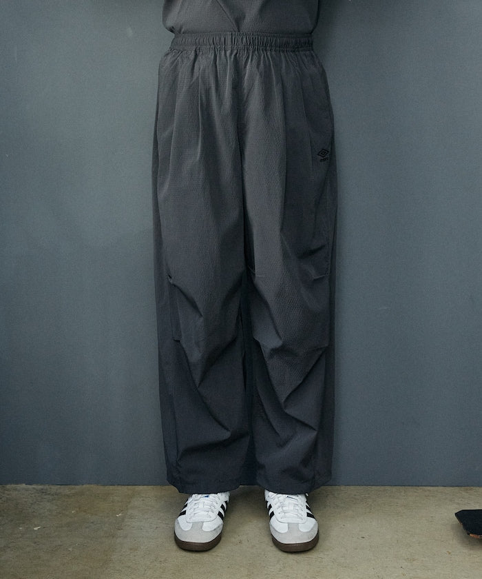 UMBRO / 機能格紋 抽繩長褲