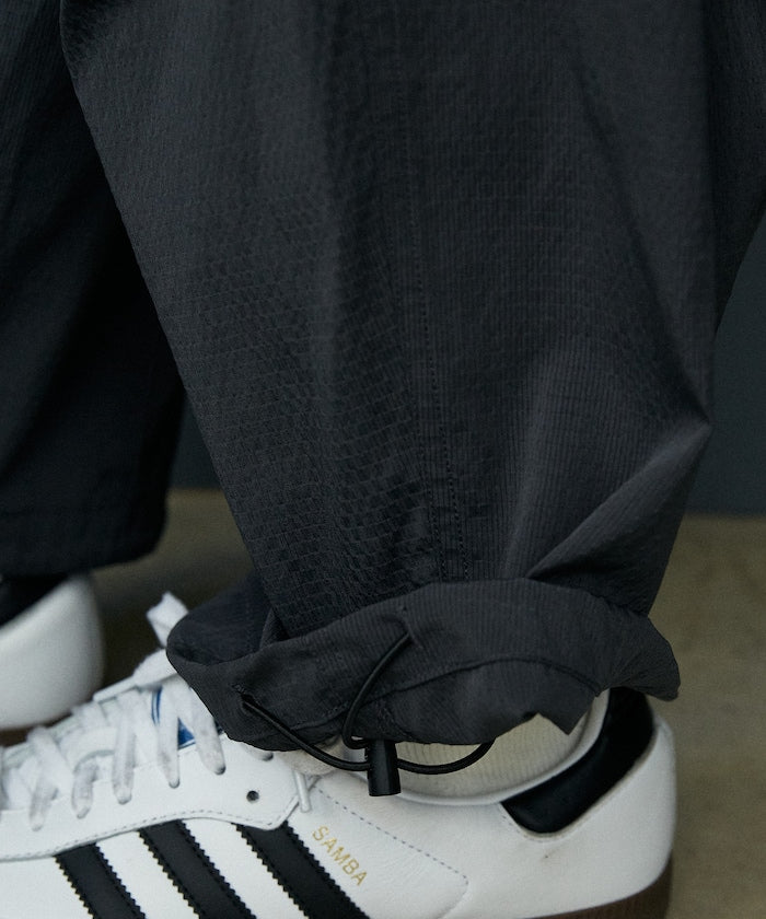 UMBRO / 機能格紋 抽繩長褲
