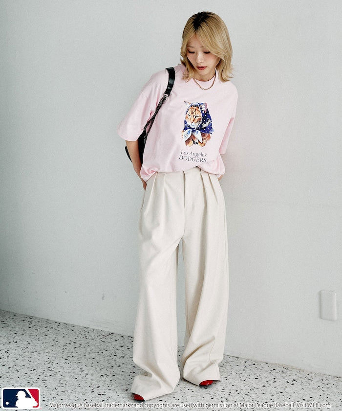 MLB x FREAK’S STORE 貓狗 短袖T恤