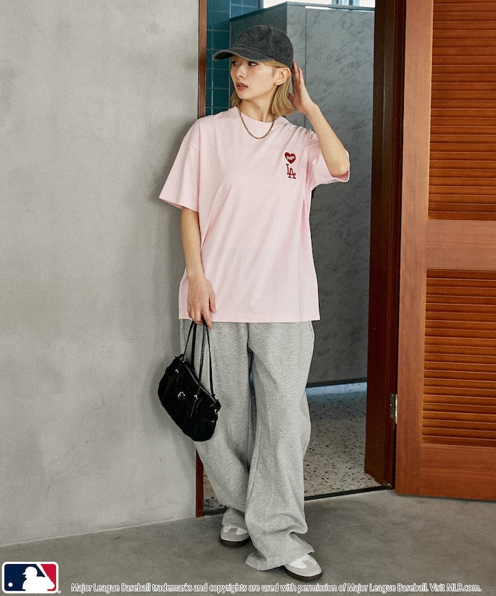 MLB x FREAK’S STORE愛心刺繡 短袖T恤