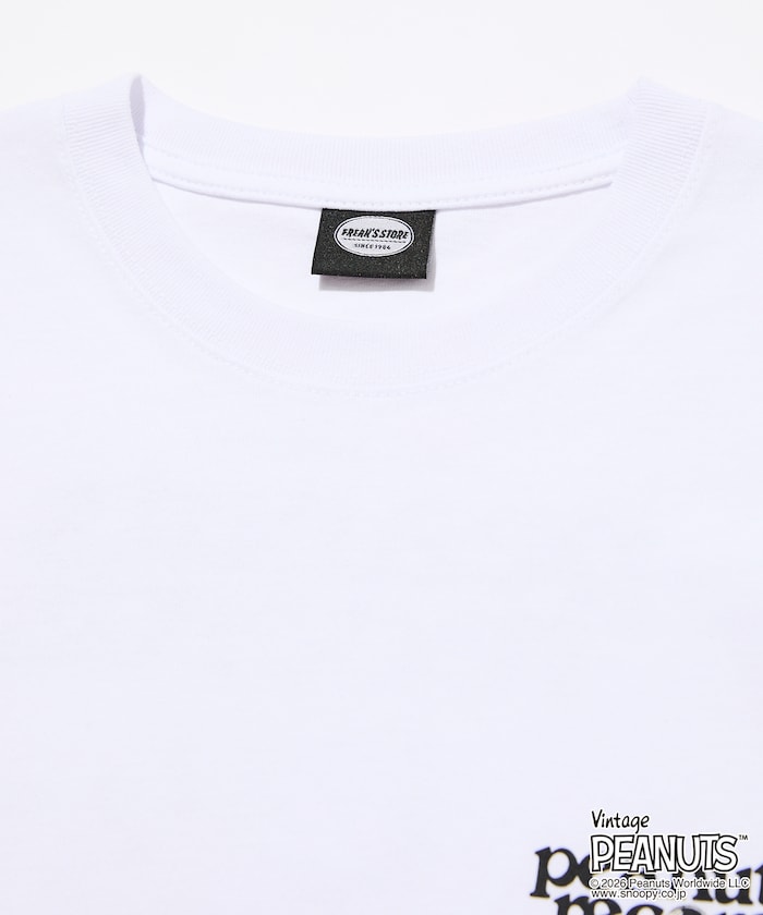 PEANUTS x FREAK’S STORE / Records 圖案 短袖T恤