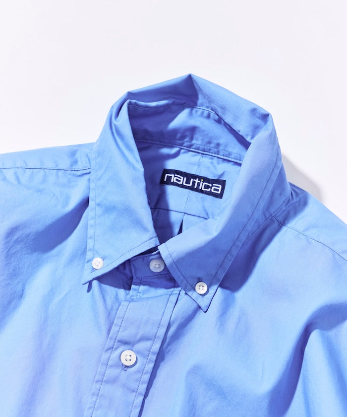 NAUTICA JP / 經典平紋寬版鈕扣領襯衫