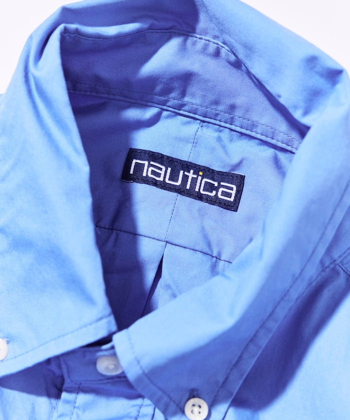 NAUTICA JP / 經典平紋寬版鈕扣領襯衫