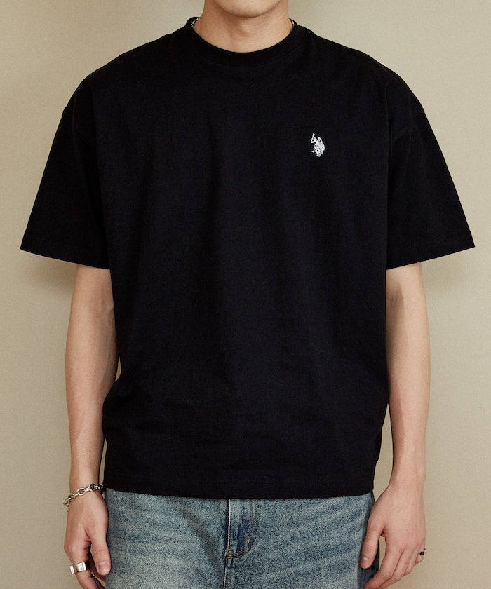 U.S. POLO ASSN. / 刺繡小標 涼感 短袖T恤
