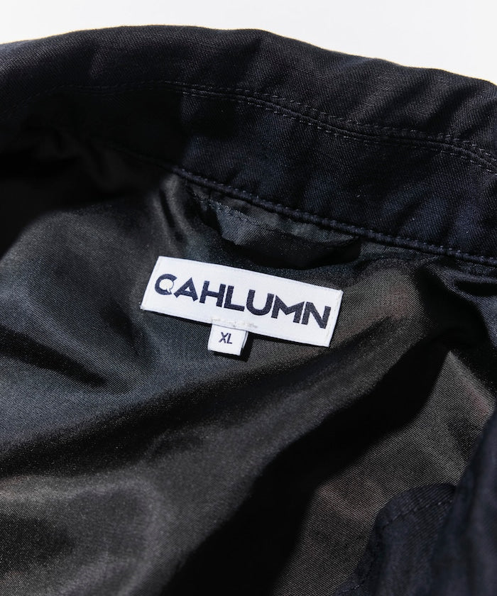 CAHLUMN Cotton Linen Harrington Jacket / 棉麻混紡 哈靈頓 立領外套