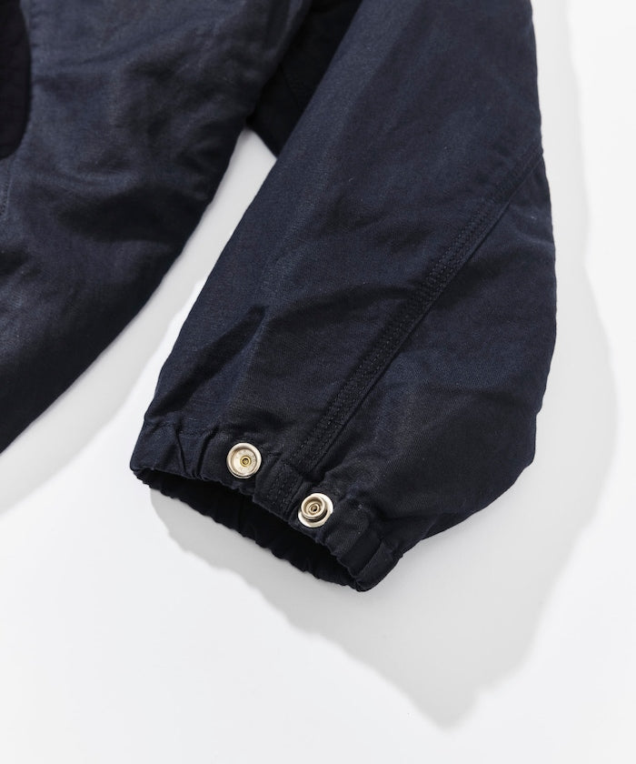 CAHLUMN Cotton Linen Harrington Jacket / 棉麻混紡 哈靈頓 立領外套