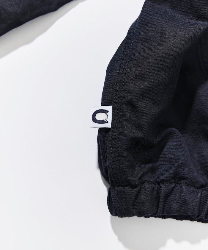 CAHLUMN Cotton Linen Harrington Jacket / 棉麻混紡 哈靈頓 立領外套