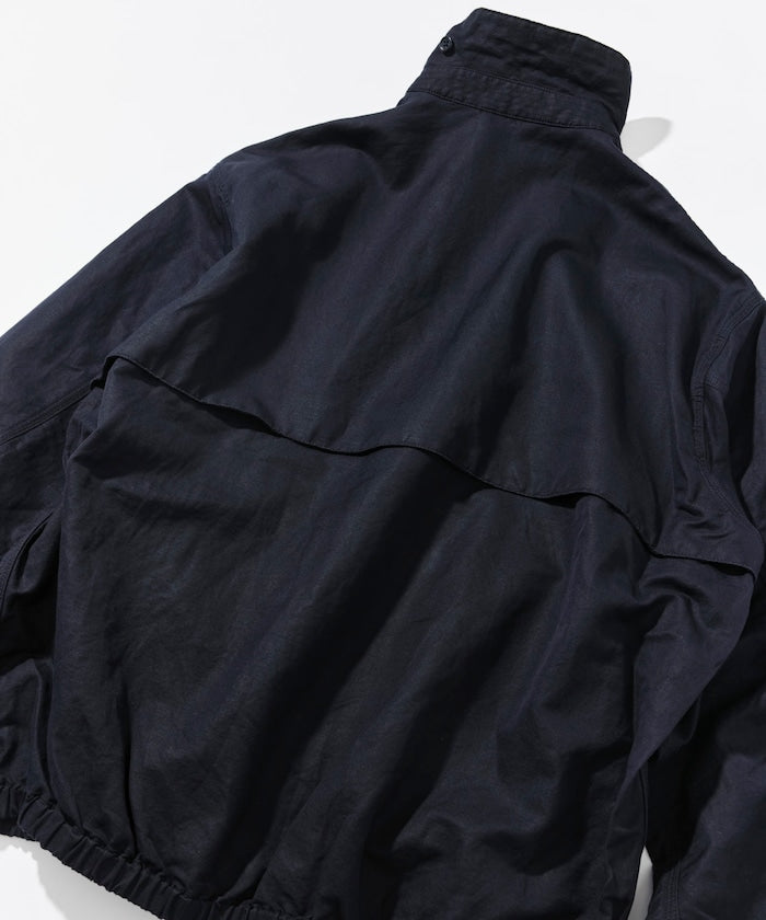 CAHLUMN Cotton Linen Harrington Jacket / 棉麻混紡 哈靈頓 立領外套
