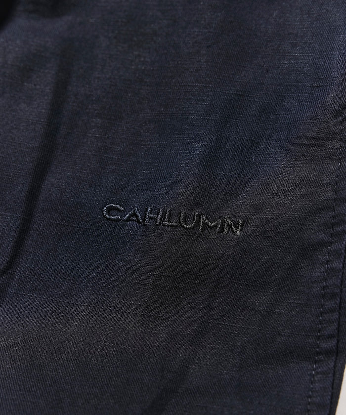 CAHLUMN Cotton Linen 2 Tuck Chino Shorts / 棉麻雙摺錐形短褲