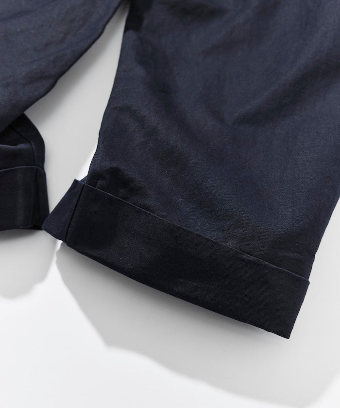 CAHLUMN Cotton Linen 2 Tuck Chino Pant / 棉麻雙褶長褲