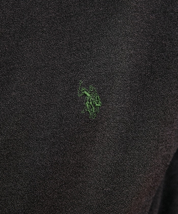 U.S. POLO ASSN. / 涼感 圓領針織開襟衫