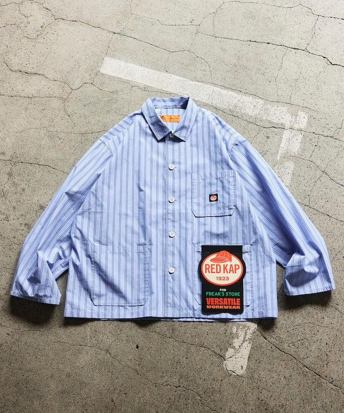 RED KAP x FREAK’S STORE / 條紋工裝襯衫