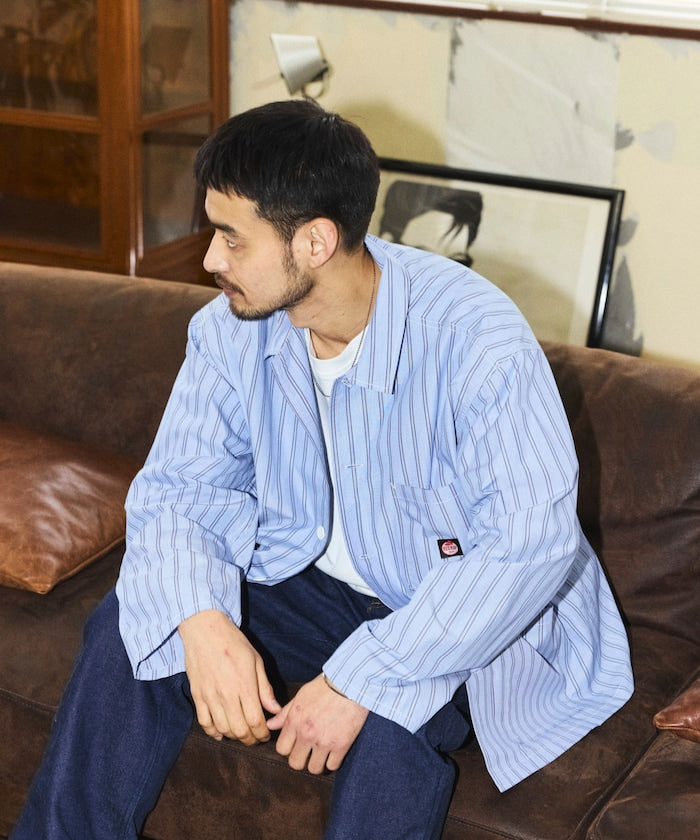 RED KAP x FREAK’S STORE / 條紋工裝襯衫