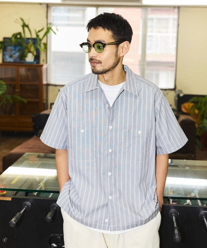 RED KAP x FREAK’S STORE / 短版條紋工作襯衫