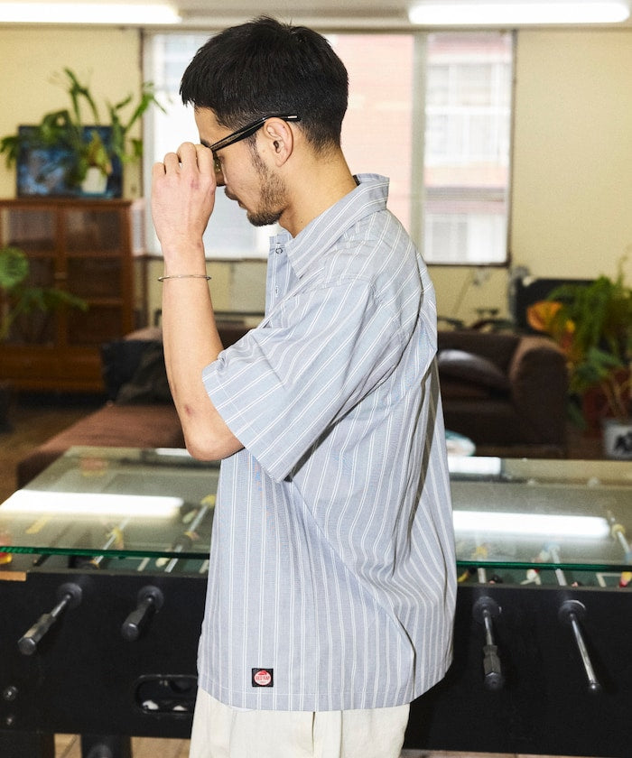 RED KAP x FREAK’S STORE / 短版條紋工作襯衫