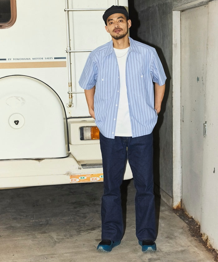 RED KAP x FREAK’S STORE / 短版條紋工作襯衫