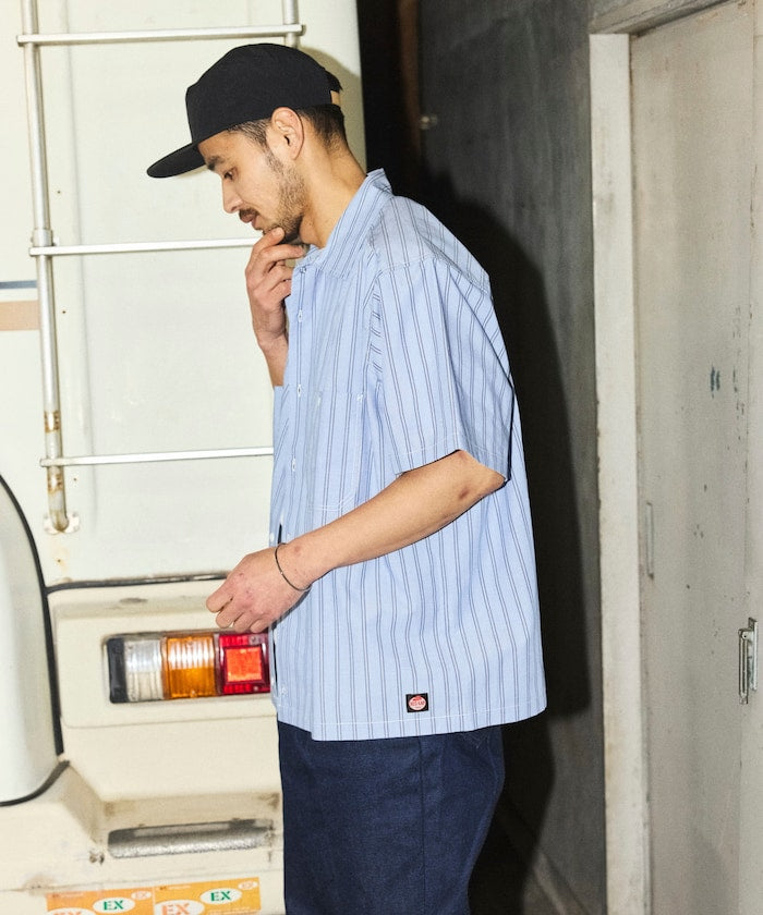 RED KAP x FREAK’S STORE / 短版條紋工作襯衫