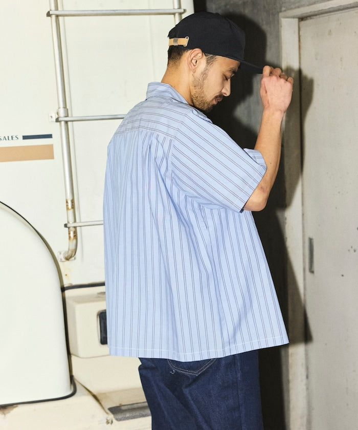 RED KAP x FREAK’S STORE / 短版條紋工作襯衫