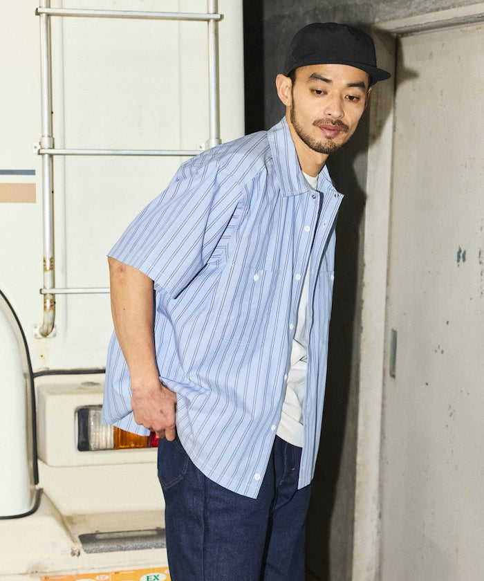 RED KAP x FREAK’S STORE / 短版條紋工作襯衫