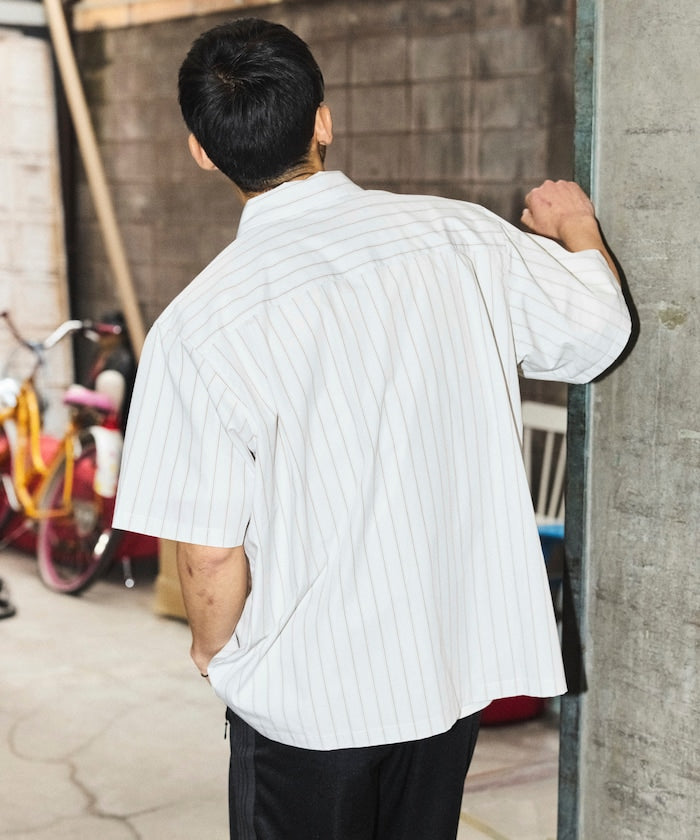 RED KAP x FREAK’S STORE / 短版條紋工作襯衫