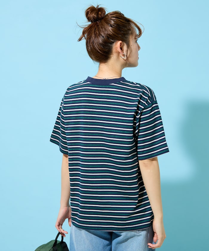 KELTY × FREAK'S STORE / 條紋短袖T恤 女版