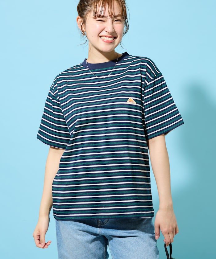 KELTY × FREAK'S STORE / 條紋短袖T恤 女版