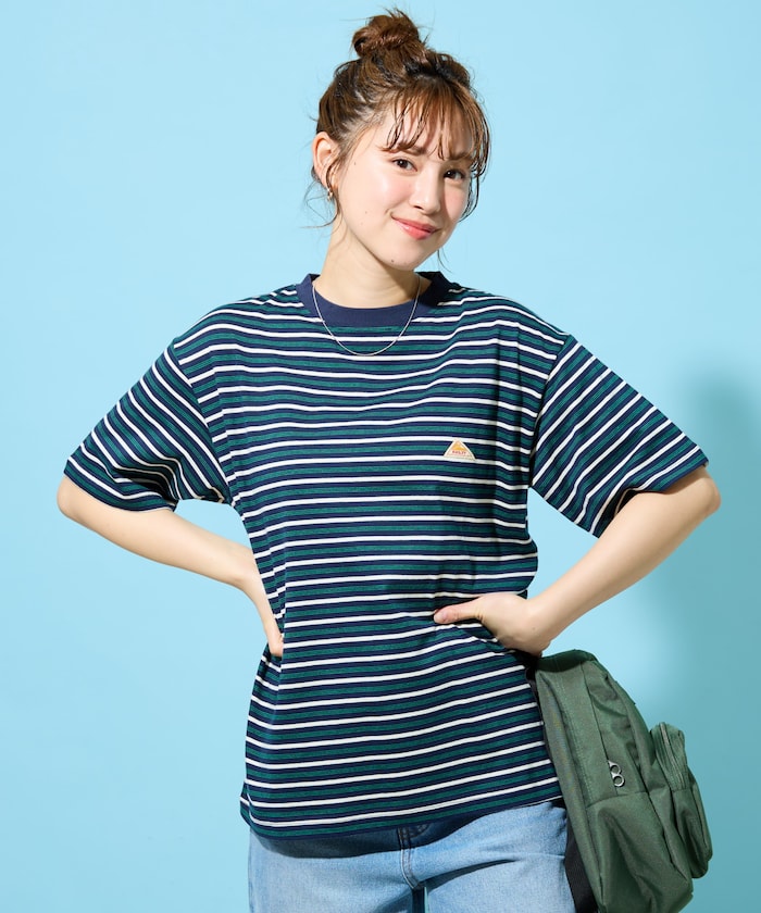 KELTY × FREAK'S STORE / 條紋短袖T恤 女版