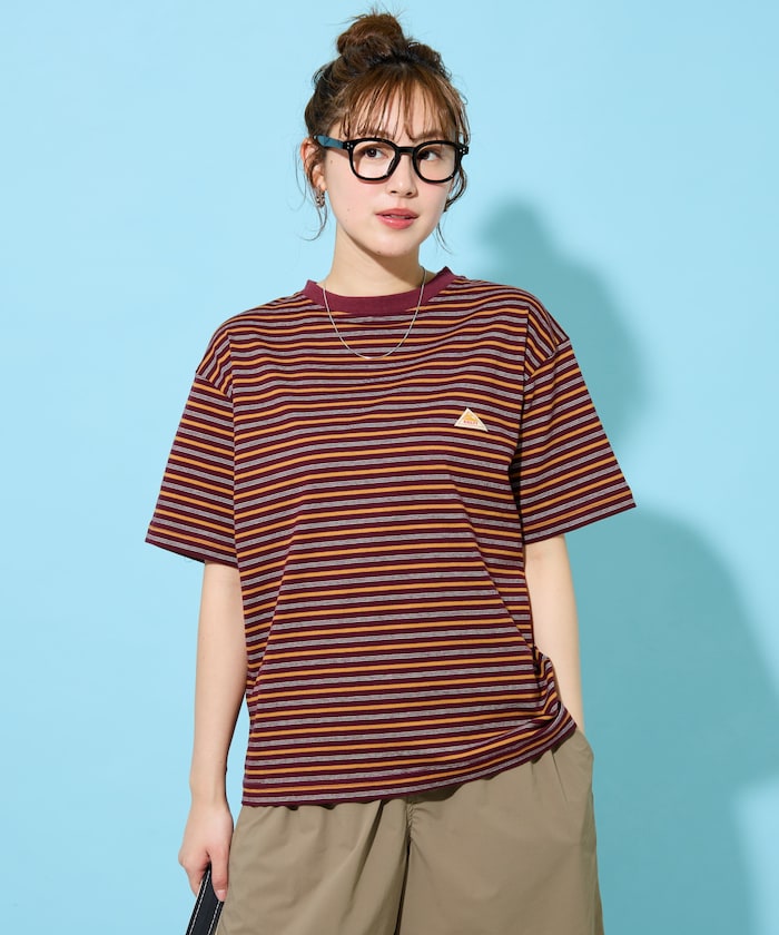 KELTY × FREAK'S STORE / 條紋短袖T恤 女版