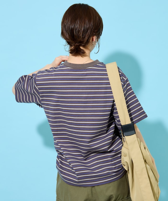 KELTY × FREAK'S STORE / 條紋短袖T恤 女版