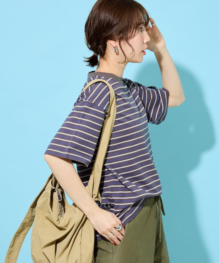 KELTY × FREAK'S STORE / 條紋短袖T恤 女版