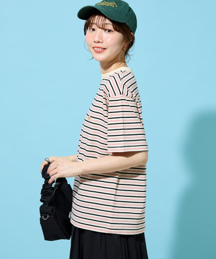 KELTY × FREAK'S STORE / 條紋短袖T恤 女版