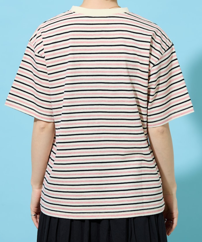 KELTY × FREAK'S STORE / 條紋短袖T恤 女版