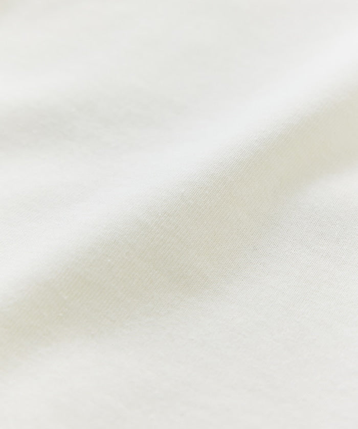 NANGA 別注 刺繍 ECO HYBRID LOGO TEE / 環保混紡刺繡標誌寬版T恤
