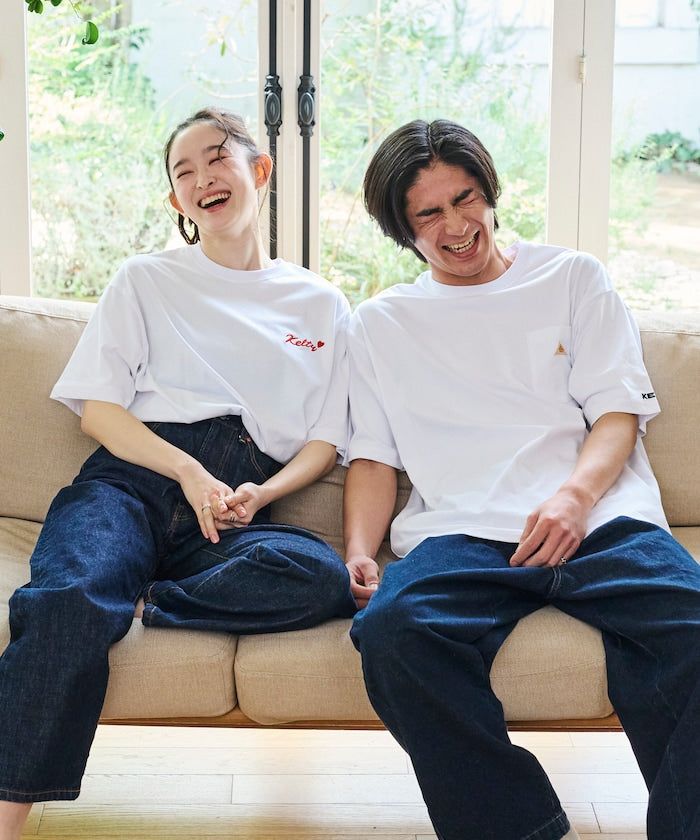 KELTY×FREAK'S STORE / 心形刺繡 短袖T恤
