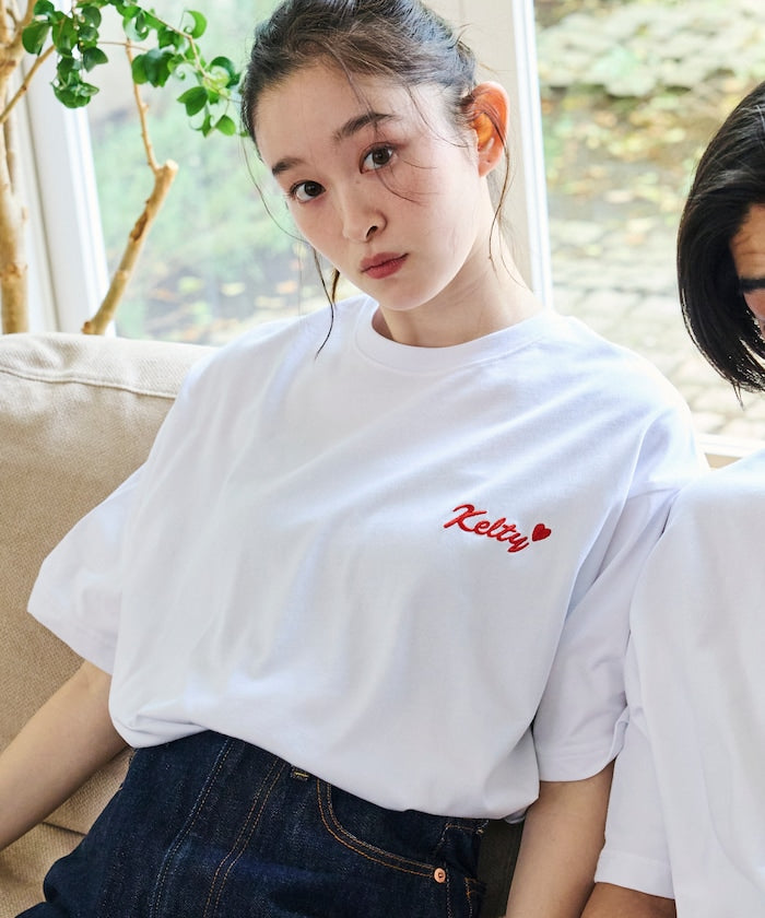 KELTY×FREAK'S STORE / 心形刺繡 短袖T恤