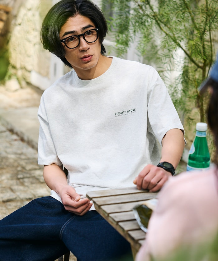 FREAK'S STORE / 收據圖像 背面印花 短袖T恤