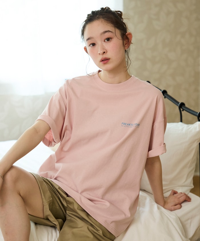 FREAK'S STORE / 收據圖像 背面印花 短袖T恤