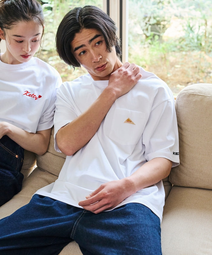 KELTY×FREAK'S STORE / 復古標誌口袋短袖T恤