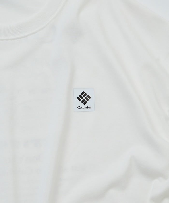 COLUMBIA x FREAK’S STORE / 等高線圖樣後印花短袖T恤