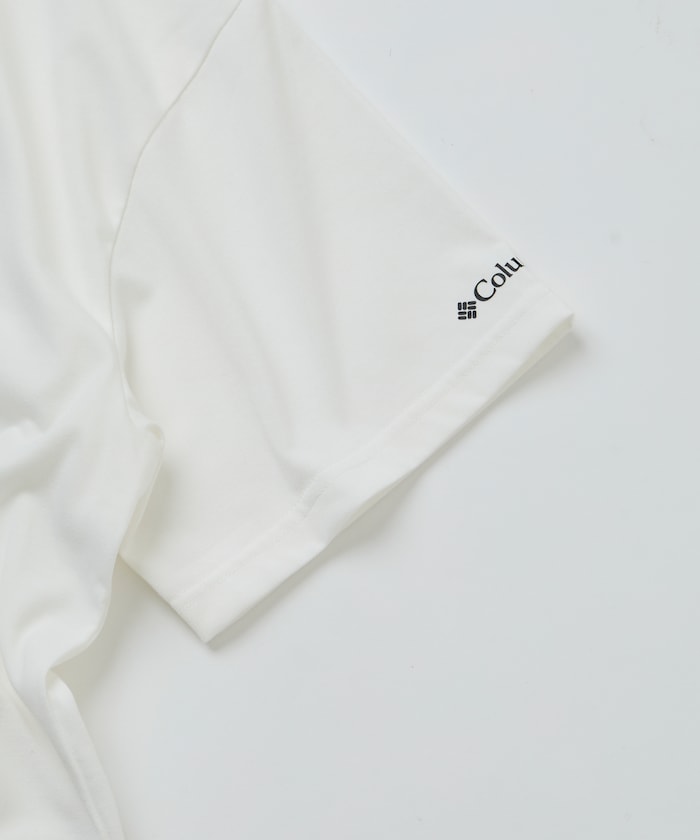 COLUMBIA x FREAK’S STORE / 等高線圖樣後印花短袖T恤