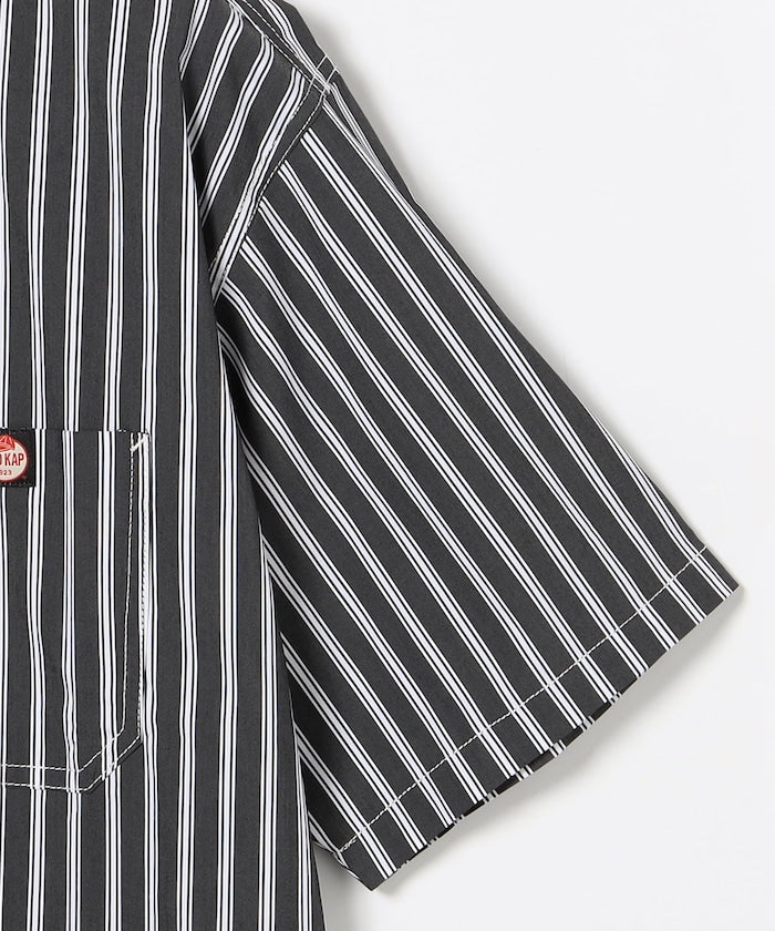 RED KAP / 半拉鍊雙口袋短袖工作 拉鏈半開襟衫