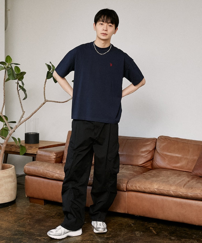 U.S. POLO ASSN. / 刺繡小標 涼感 短袖T恤