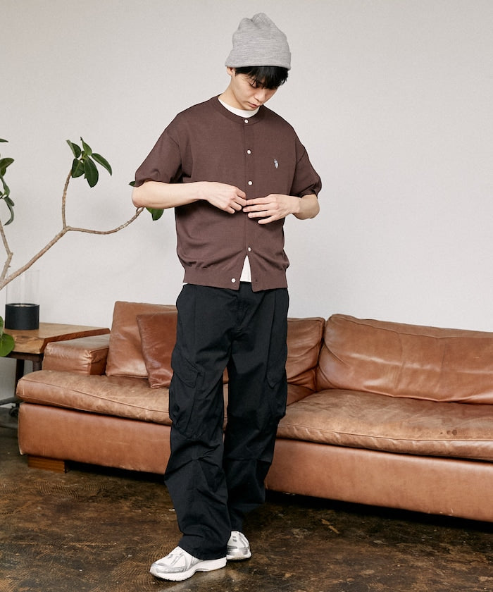 U.S. POLO ASSN. / 涼感 圓領針織開襟衫