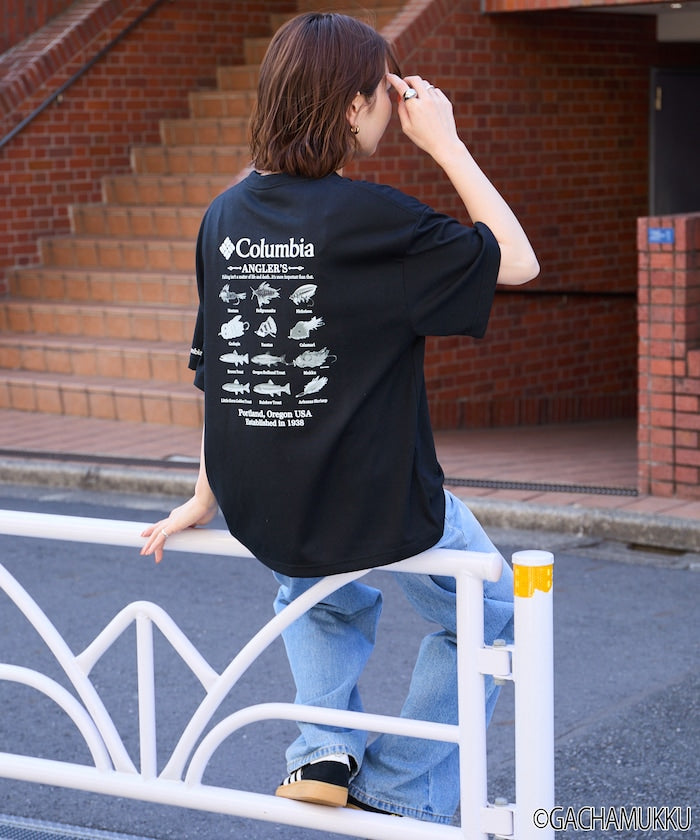 Columbia × FREAK'S STORE x Gachapin Mukku / 三方聯名限定 魚圖案 短袖T恤