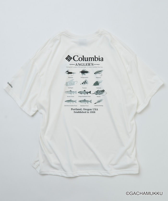 Columbia × FREAK'S STORE x Gachapin Mukku / 三方聯名限定 魚圖案 短袖T恤