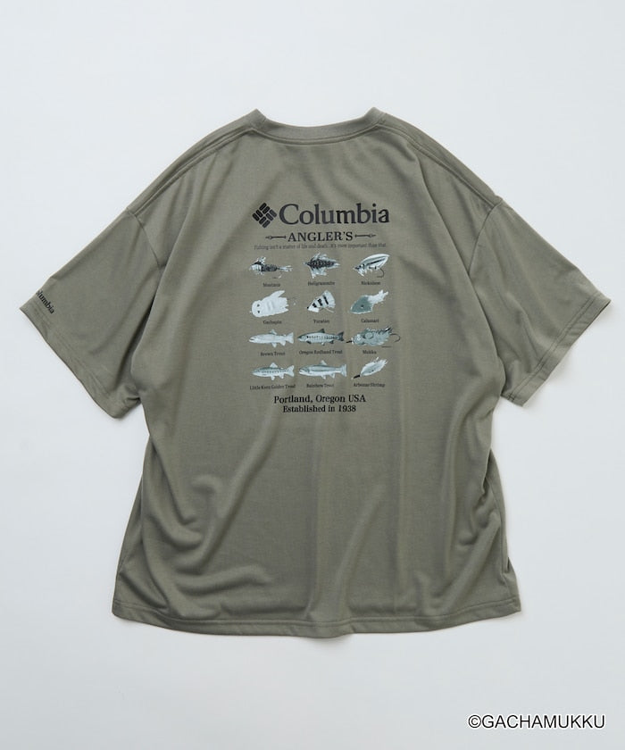 Columbia × FREAK'S STORE x Gachapin Mukku / 三方聯名限定 魚圖案 短袖T恤