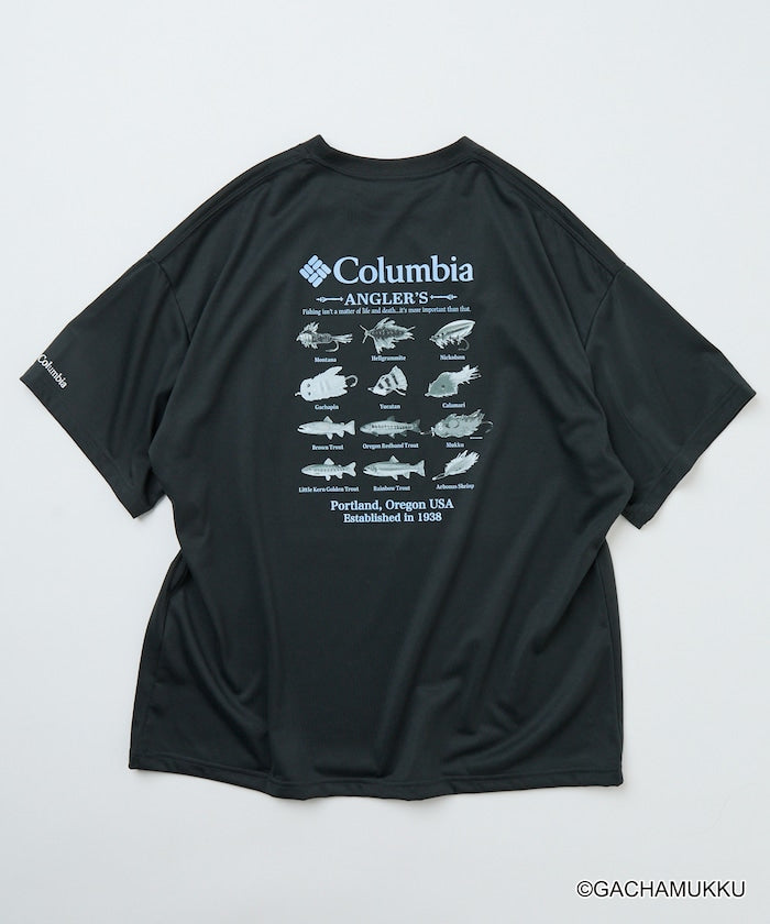 Columbia × FREAK'S STORE x Gachapin Mukku / 三方聯名限定 魚圖案 短袖T恤