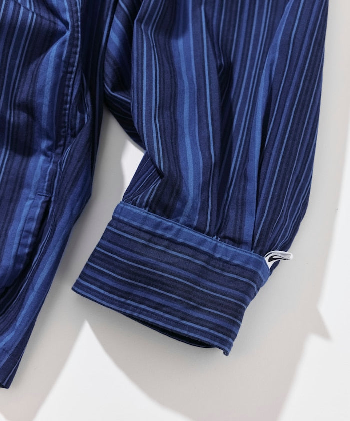 CAHLUMN Broadcloth Shirt / 高密度純棉 條紋襯衫