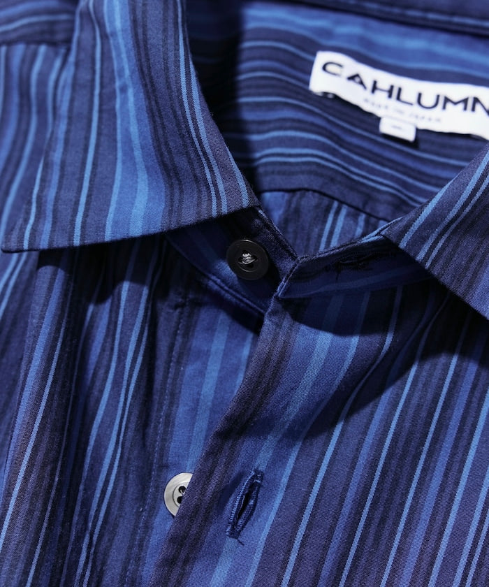 CAHLUMN Broadcloth Shirt / 高密度純棉 條紋襯衫